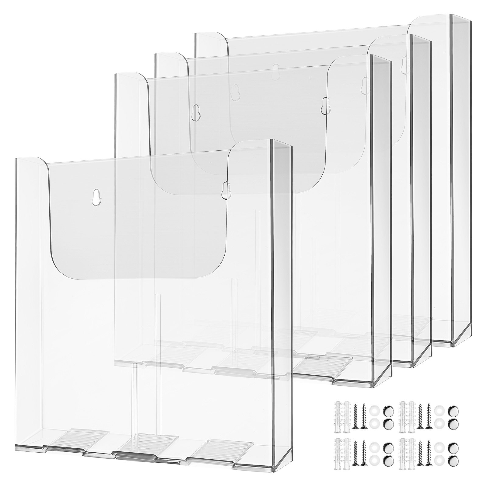 4Pcs Acrylic Magazine Holder W - Document Holder Stand recension och pris