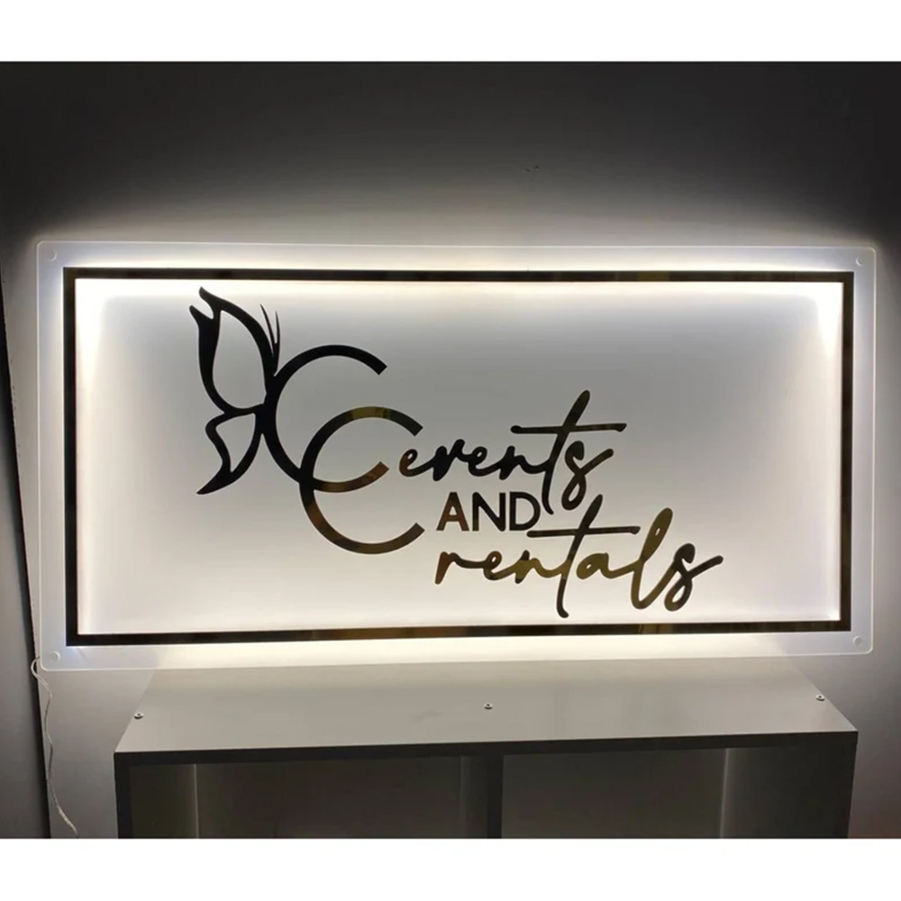 Personalize Business LED Logo  - Home Office Logo recension och pris
