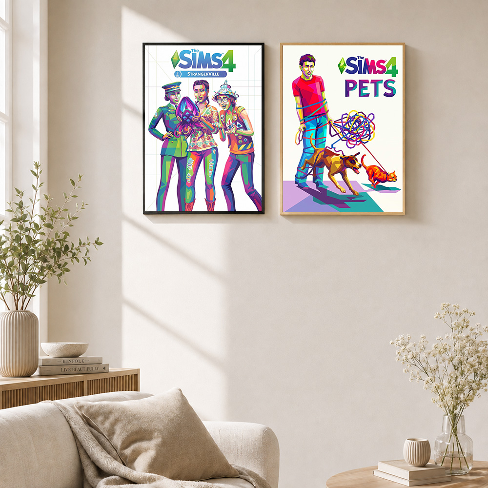 The Sims Metal Posters With Al - Home Office Room Inspiration recension och pris