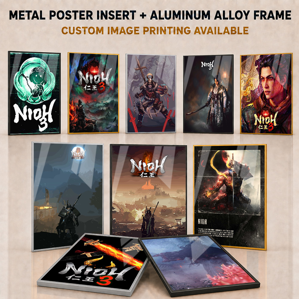 Nioh Metal Posters With Alumin - Home Office Room Inspiration recension och pris