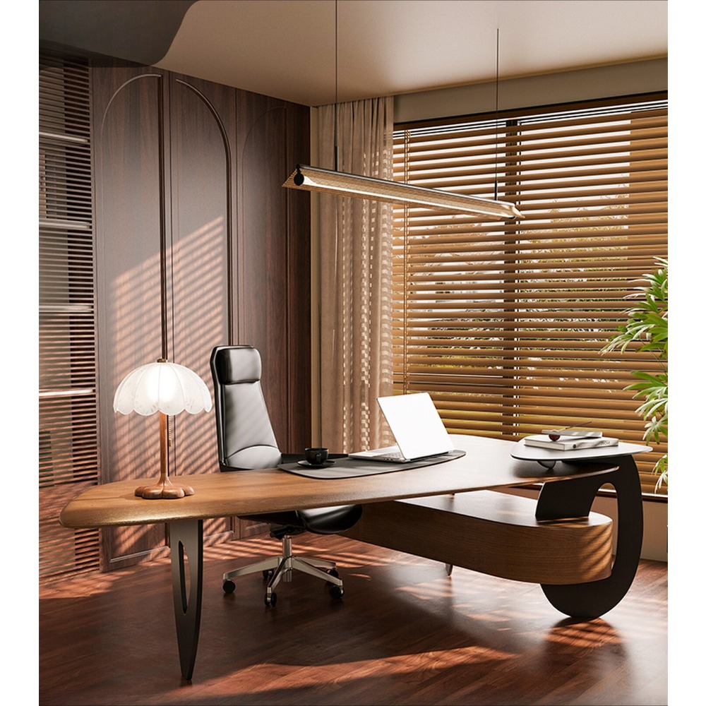 Premium Pine Wood Executive De - Home Office Work Table recension och pris
