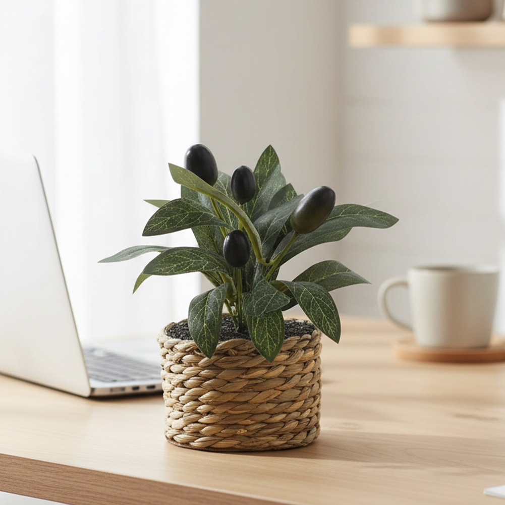 Artificial Plants Pocket Olive - Home Office Layout recension och pris