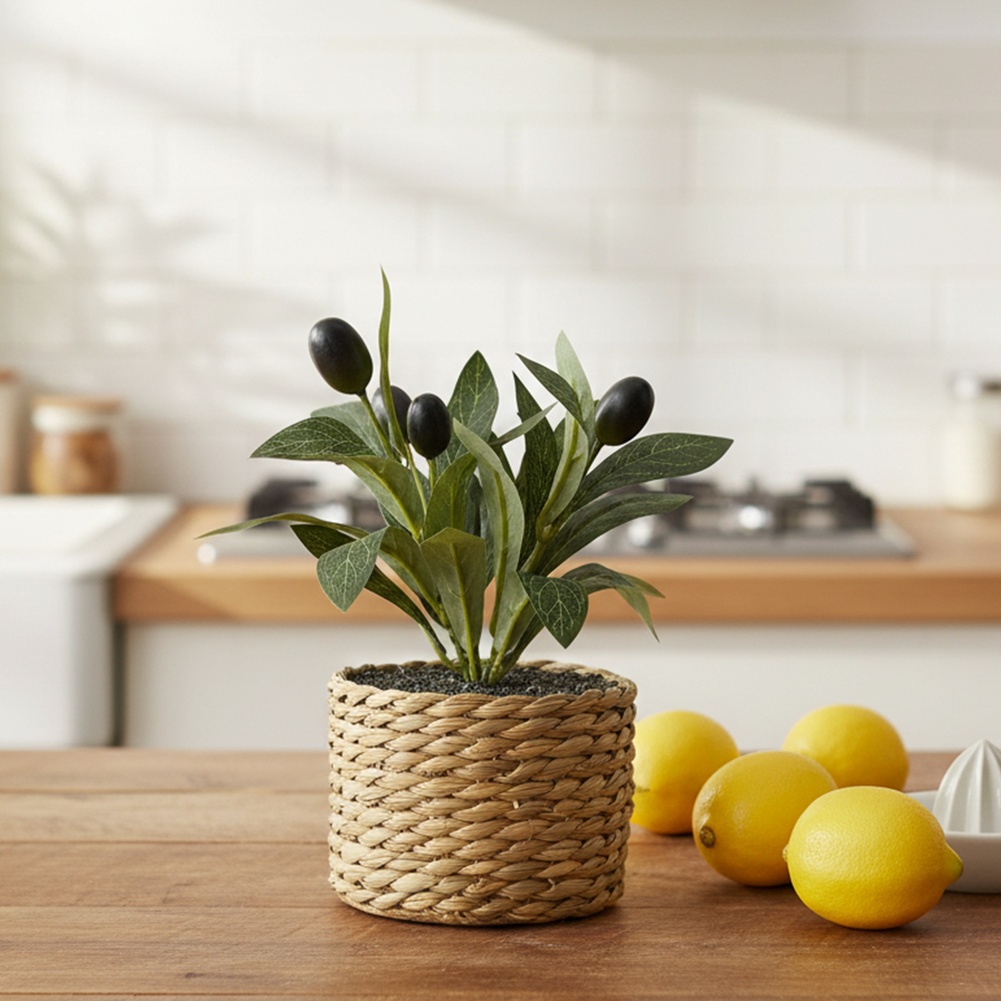 Artificial Plants Pocket Olive - Home Office Layout recension och pris