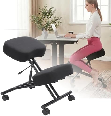 Kneeling Chair Linen Ergonomic - Ergonomic Office Chair recension och pris
