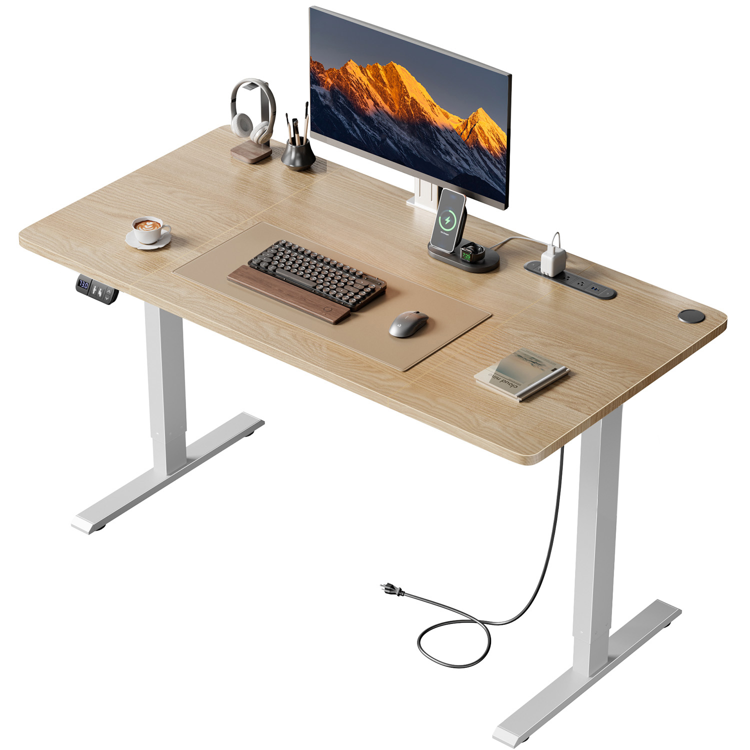 NEBMAAX Desk Height Adjustable - Home Office Work Table recension och pris